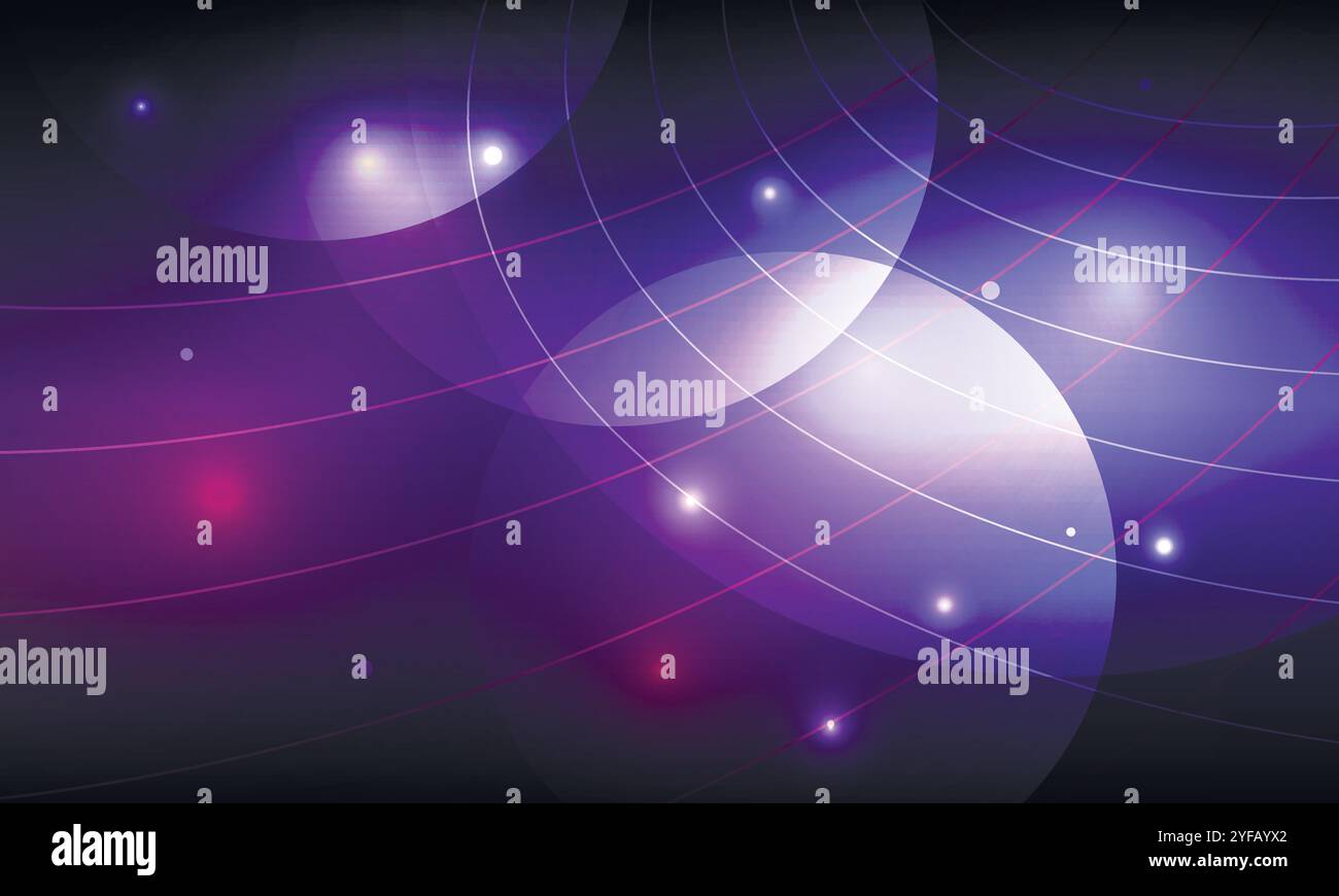 Vector abstract space background with abstract elements Stock Vector ...