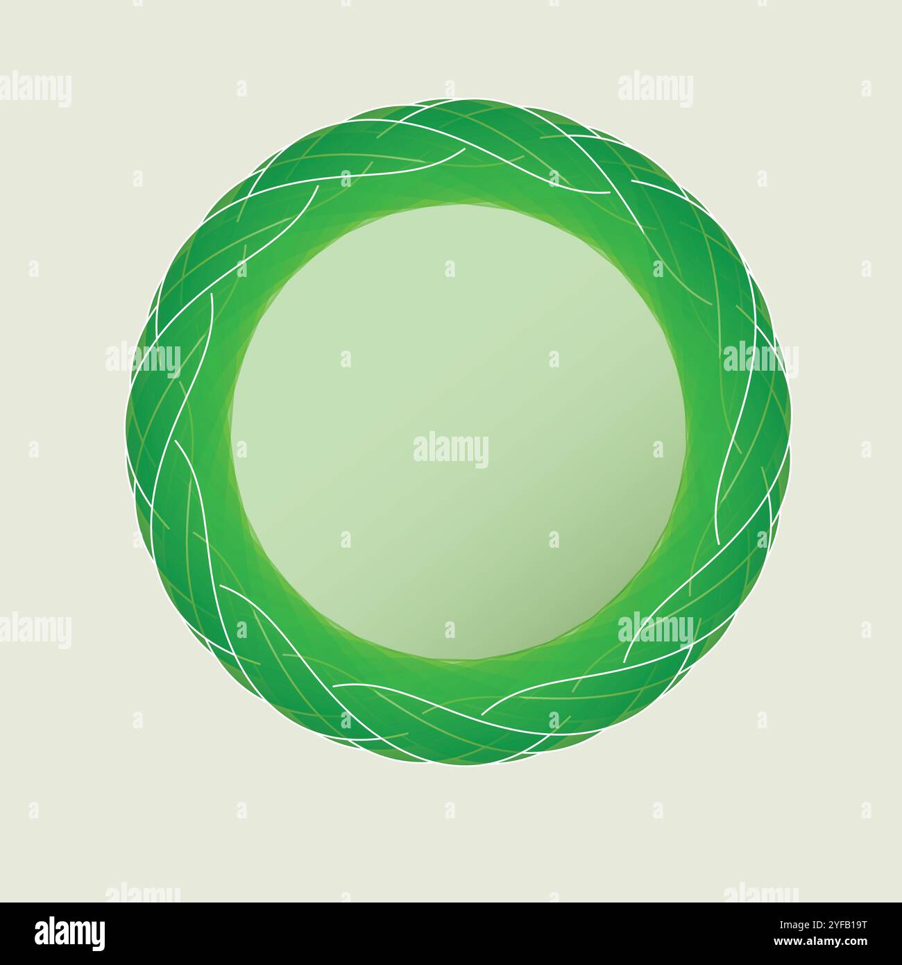 Vector abstract circle frame. Isolated design template Stock Vector ...
