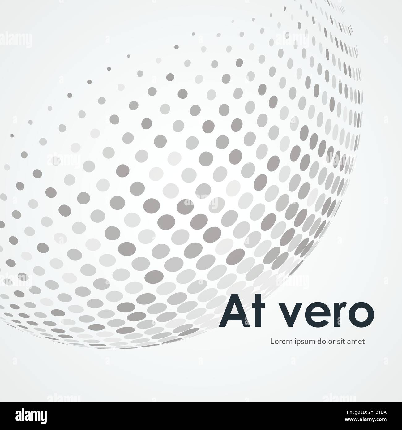 3d sphere consisting points. Innovation technology concept. Digital background. Modern 3d graphic concept. Stock Vector