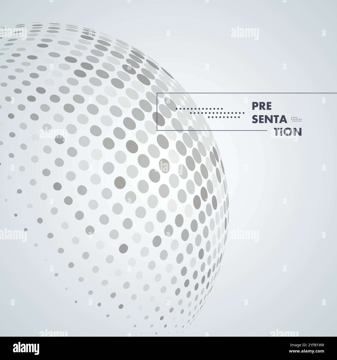 3d sphere consisting points. Bright color. Polygon vector wireframe concept. Particle future. Stock Vector