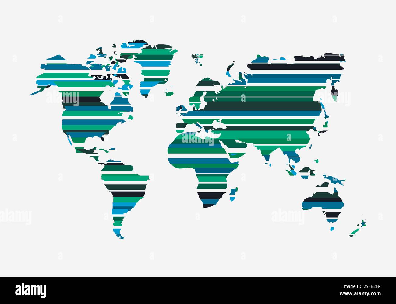 Icon for web design. Environment concept. Vector abstract graphic design. Vector world map Stock Vector