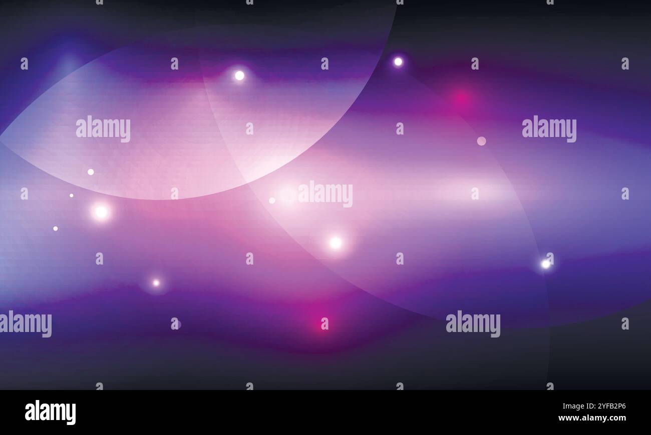 Vector bright circle blue space. Abstract glowing spiral Stock Vector