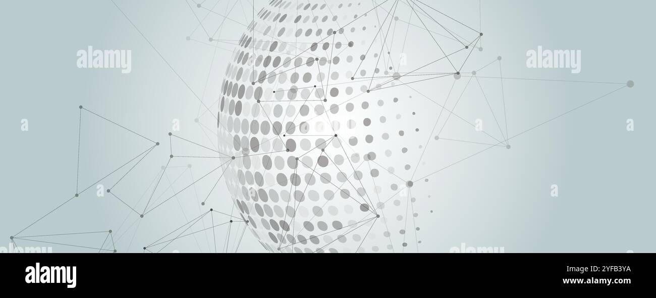 Grunge abstract halftone pattern. Technology modern design. Label design element vector illustration. Dark abstract background Stock Vector