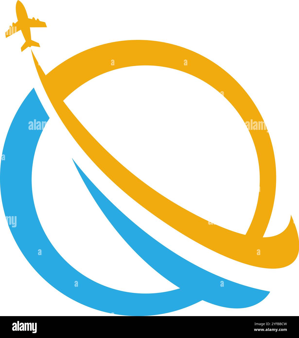 Plane logo icon design template Stock Vector
