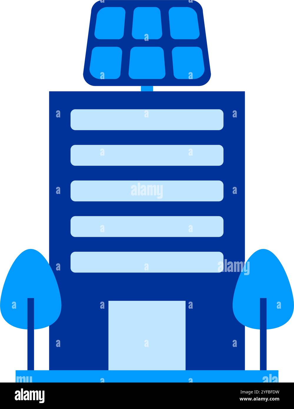 panel solar in building roof Stock Vector Image & Art - Alamy