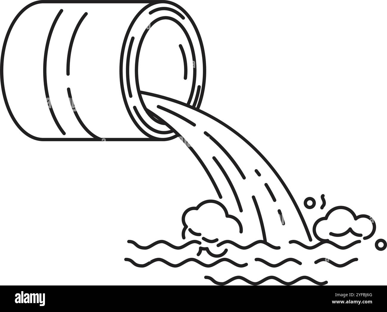 Water Pollution icon vector stock illustration Stock Vector Image & Art ...