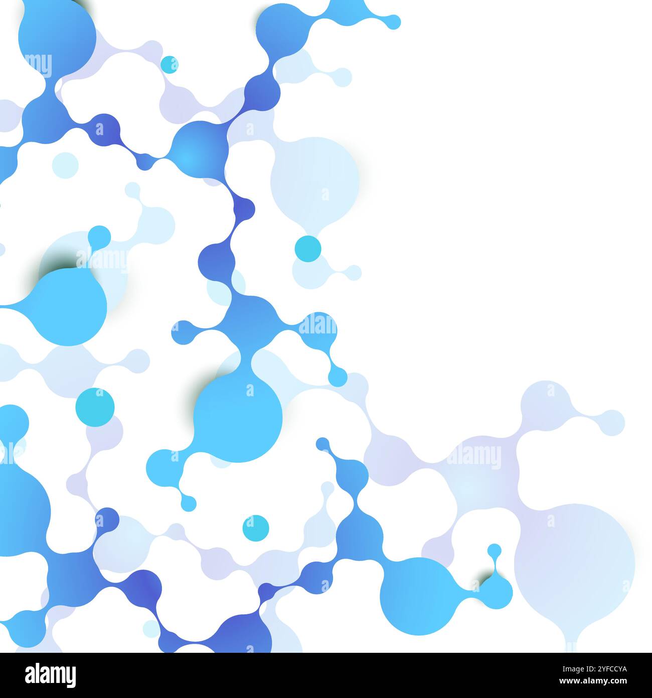 Abstract vector polygonal background with connecting dots with lines. Stock Vector