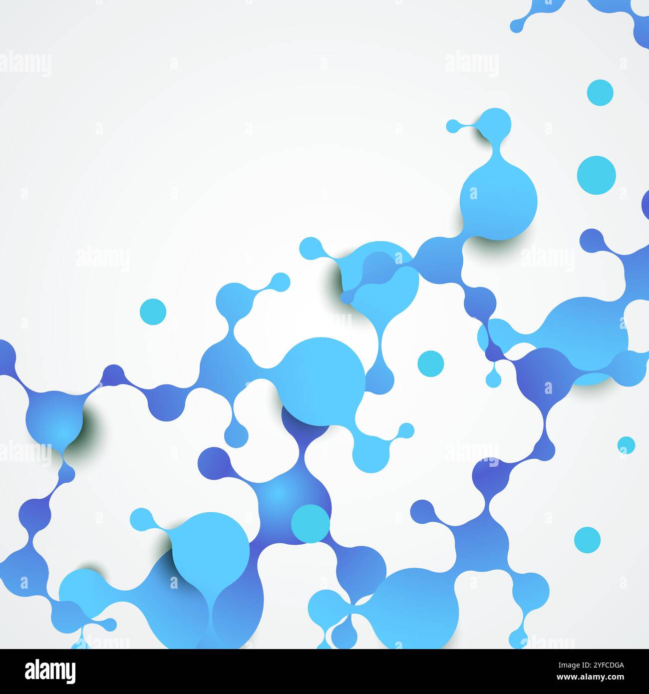 Abstract vector polygonal background with connecting dots with lines Stock Vector
