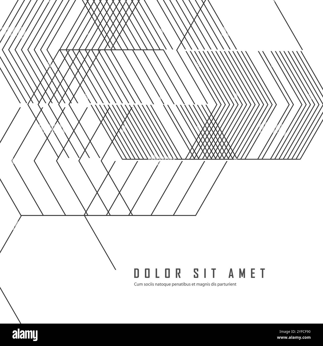 Abstract hexagonal background. Vector illustration Stock Vector Image ...