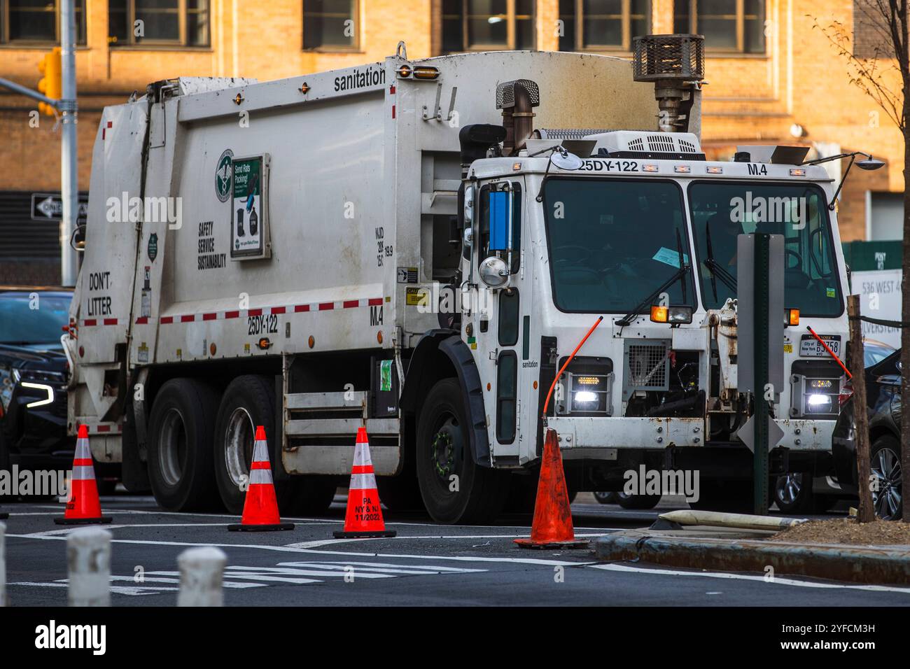 are the sanitation trucks running on the 4th of july