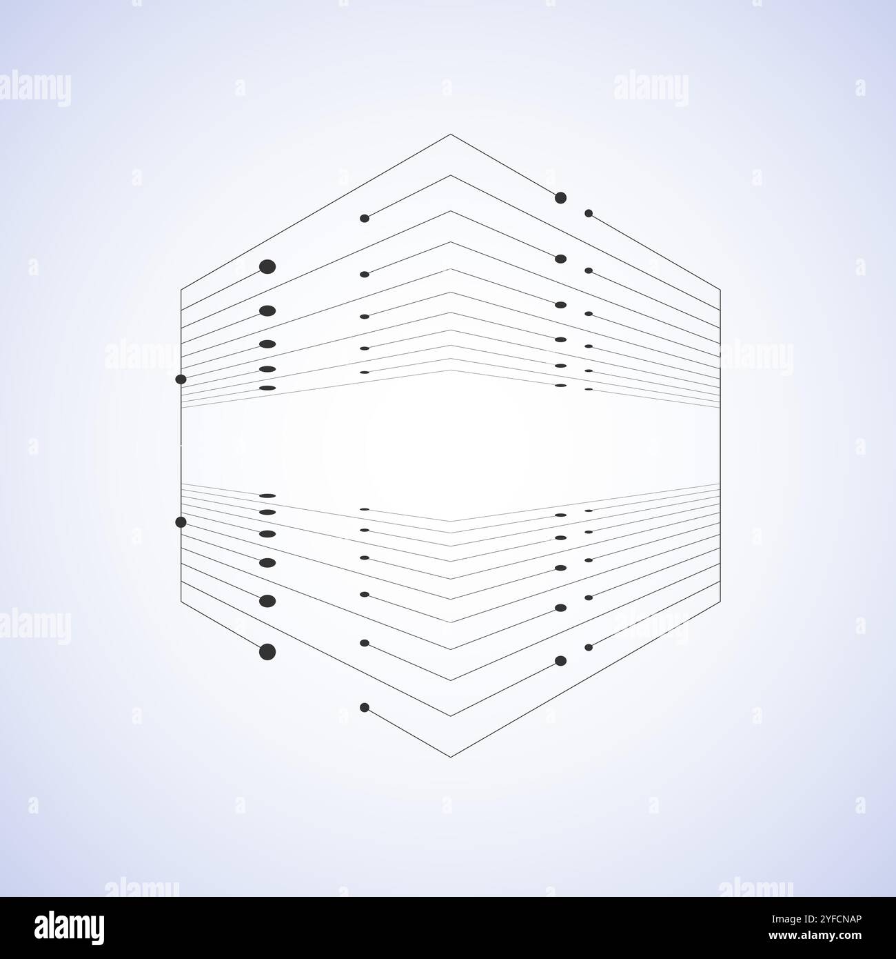 vector abstract background hexagons pattern. Stock Vector