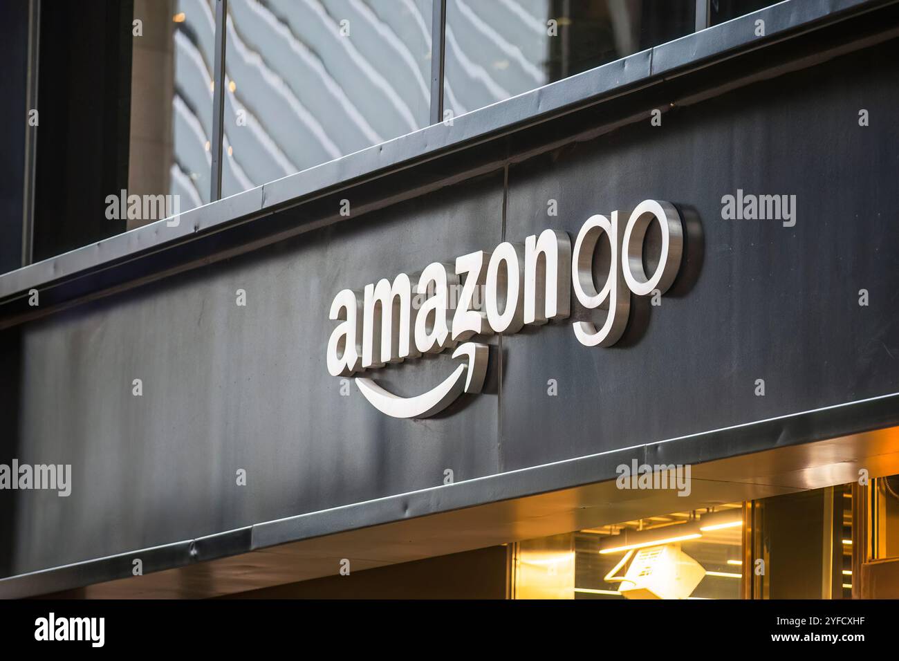 Futuristic business setting ai driven hi-res stock photography and ...