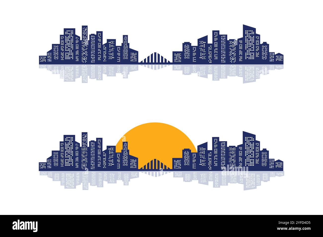 City architecture vector illustration,skyline city silhouette ...