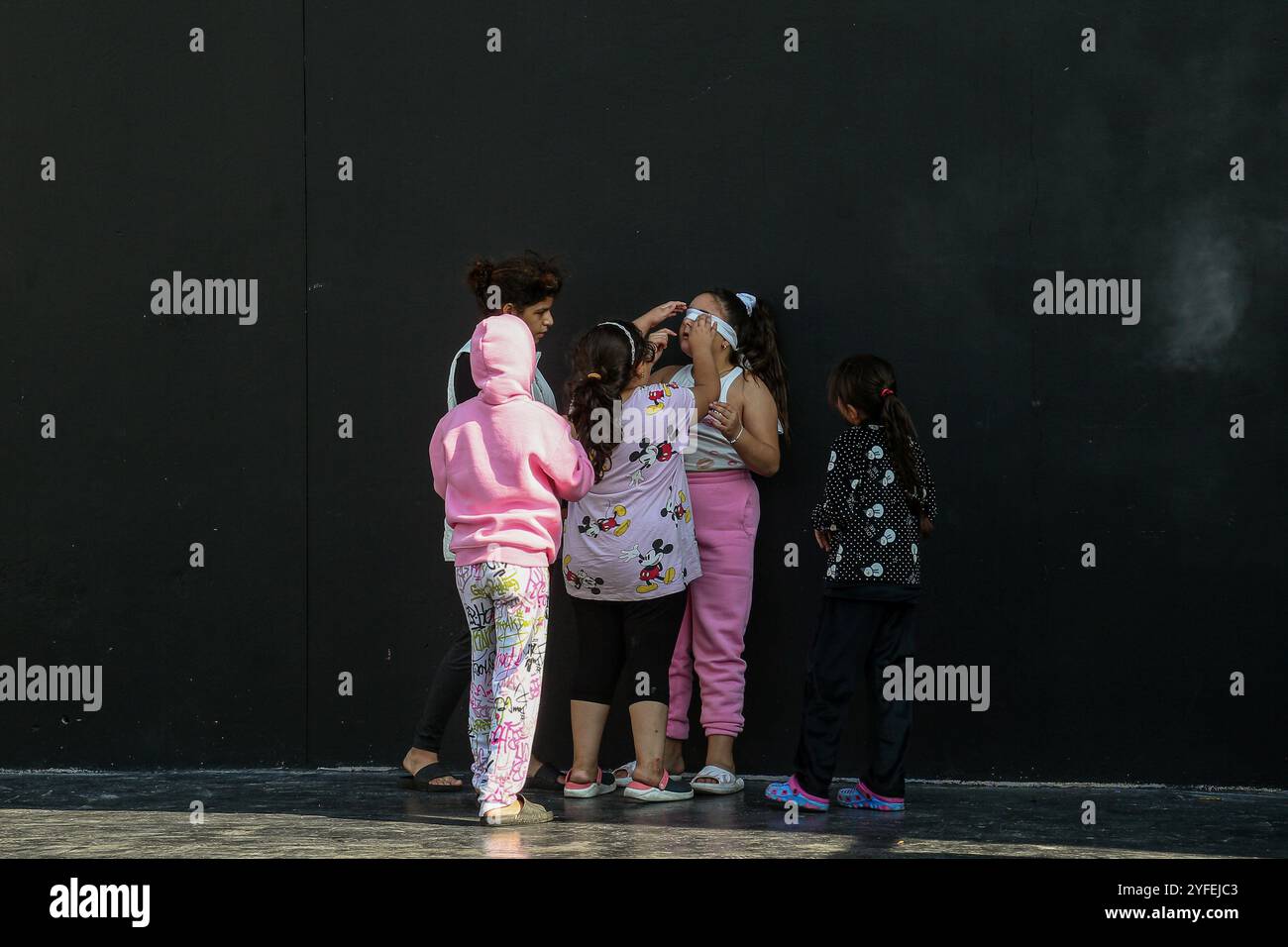 Beirut Beirut Lebanon 4th Nov 2024 Lebanese Children Who Escaped beirut-beirut-lebanon-4th-nov-2024-lebanese-children-who-escaped