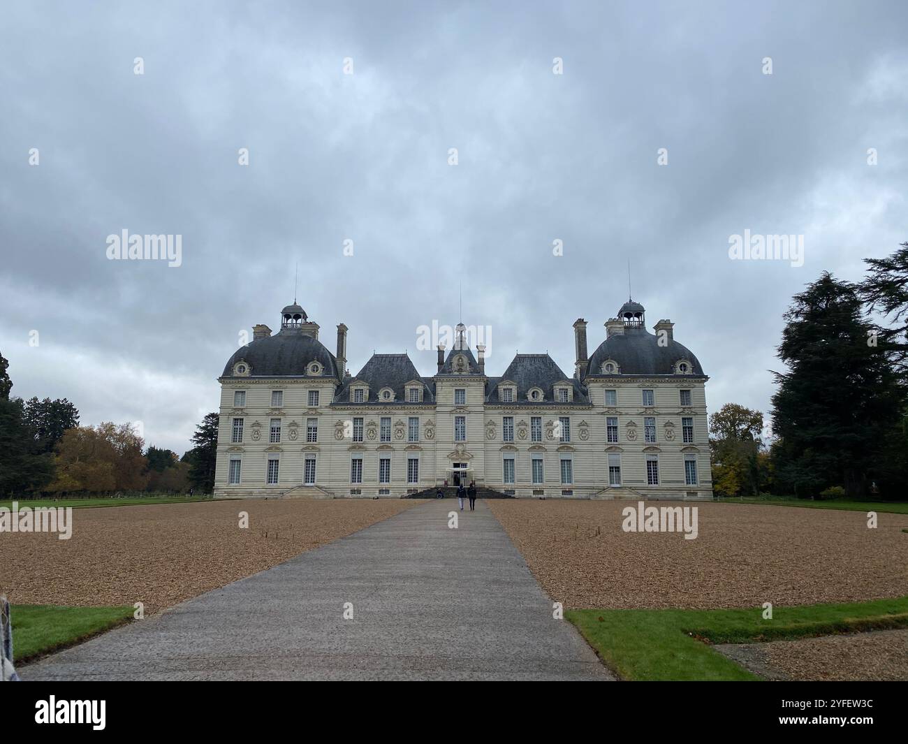 Chateau de Cheverny - Cheverny Castle France - Smartphone Captured Stock Image