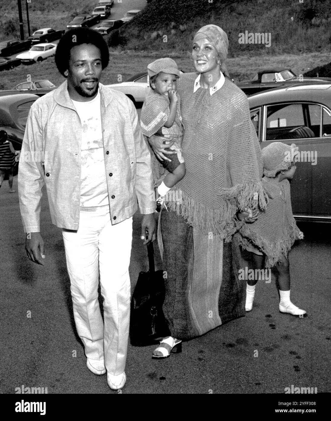 Circa 1974: QUINCY JONES and his wife PEGGY LIPTON and daughters ...
