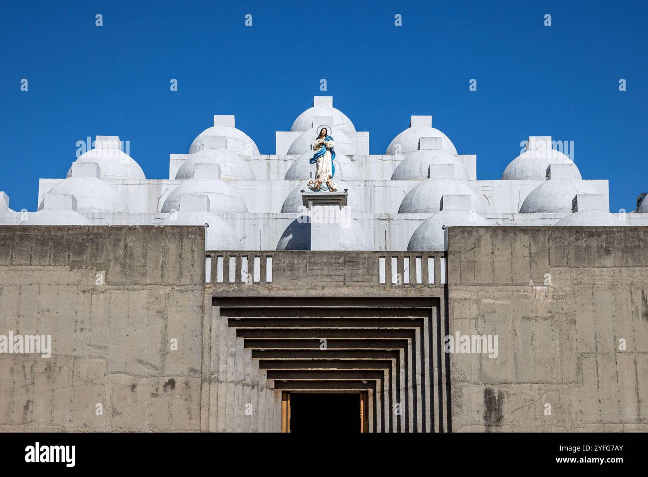 Nicaragua, Managua, Metropolitan Cathedral of the Immaculate Conception (Catedral Metropolitana de Managua) Stock Photo
