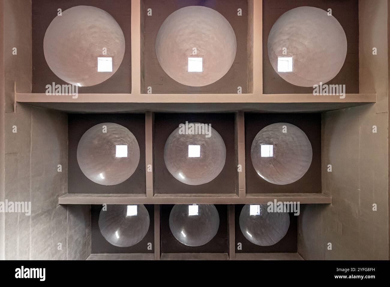 Nicaragua, Managua, Metropolitan Cathedral of the Immaculate Conception (Catedral Metropolitana de Managua) roof top Stock Photo