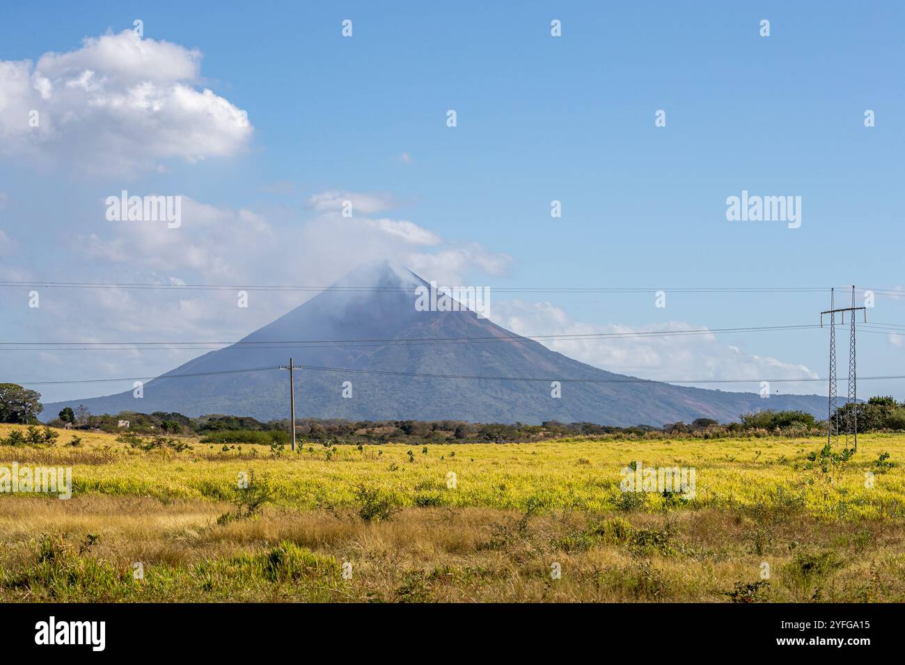 Nicaragua, Volcán Motombo Stock Photo