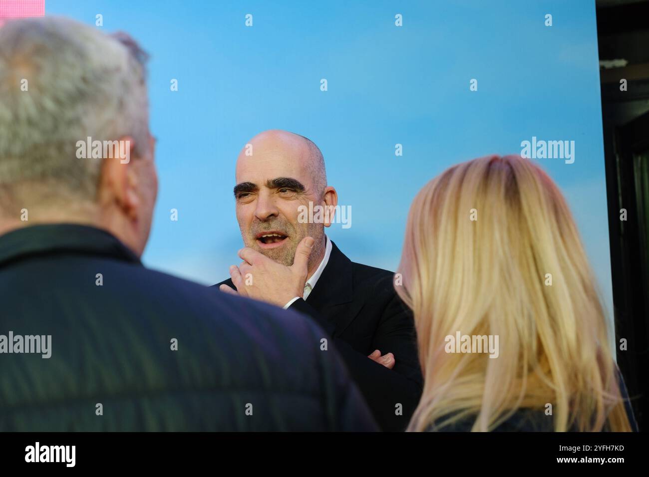 Madrid, Spain. 04th Nov, 2024. Luis Tosar attends "Amanece En Samaná" premiere at Capitol cinema on November 04, 2024 in Madrid, Spain. Credit: Sipa USA/Alamy Live News Stock Photo