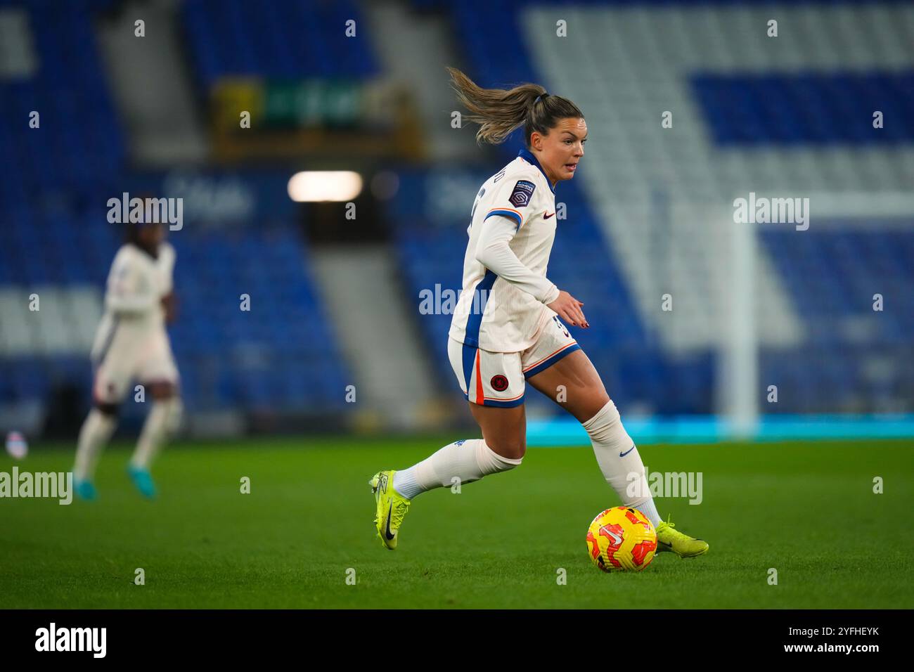 Everton FC v Chelsea FC- Barclays Women's Super League  LIVERPOOL, ENGLAND -   November 2nd   2024     Johanna Rytting Kaneryd during the Women's Super League match between Everton FC and Liverpool at Goodison Park on November 2nd  in Liverpool, United Kingdom. (Photo Alan Edwards) Stock Photo