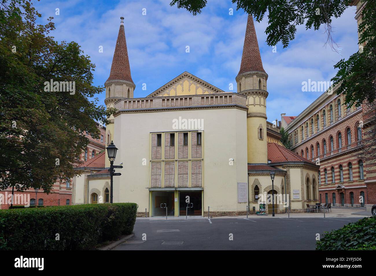 campus, of the University of Budapest, Hungary Stock Photo