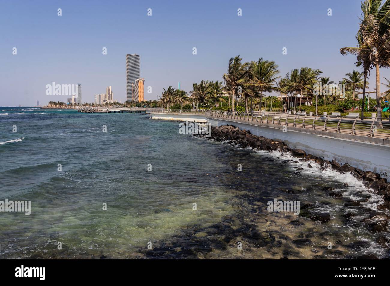 Jeddah corniche walking hi-res stock photography and images - Alamy