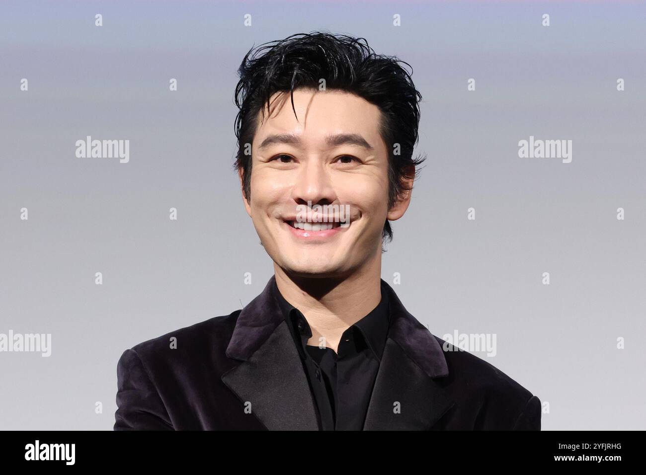 October 29, 2024. 29th Oct, 2024. Huang Xiaoming, October 29, 2024 - The 37th Tokyo International Film Festival. Press conference for the movie 'Mostly Sunny' in Tokyo, Japan on October 29, 2024. Credit: 2024 TIFF/AFLO/Alamy Live News Stock Photo