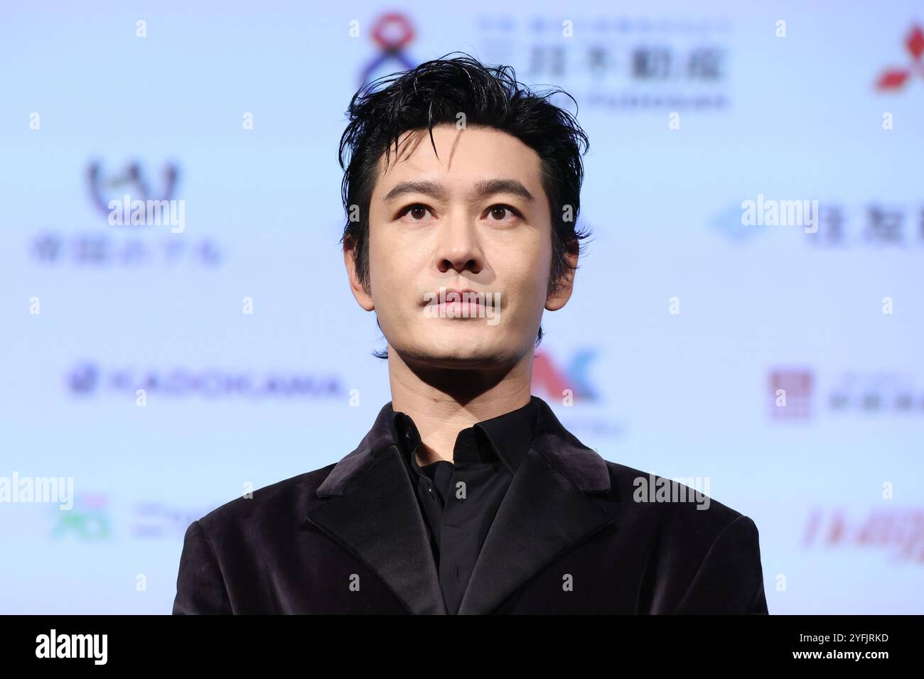 October 29, 2024. 29th Oct, 2024. Huang Xiaoming, October 29, 2024 - The 37th Tokyo International Film Festival. Press conference for the movie 'Mostly Sunny' in Tokyo, Japan on October 29, 2024. Credit: 2024 TIFF/AFLO/Alamy Live News Stock Photo