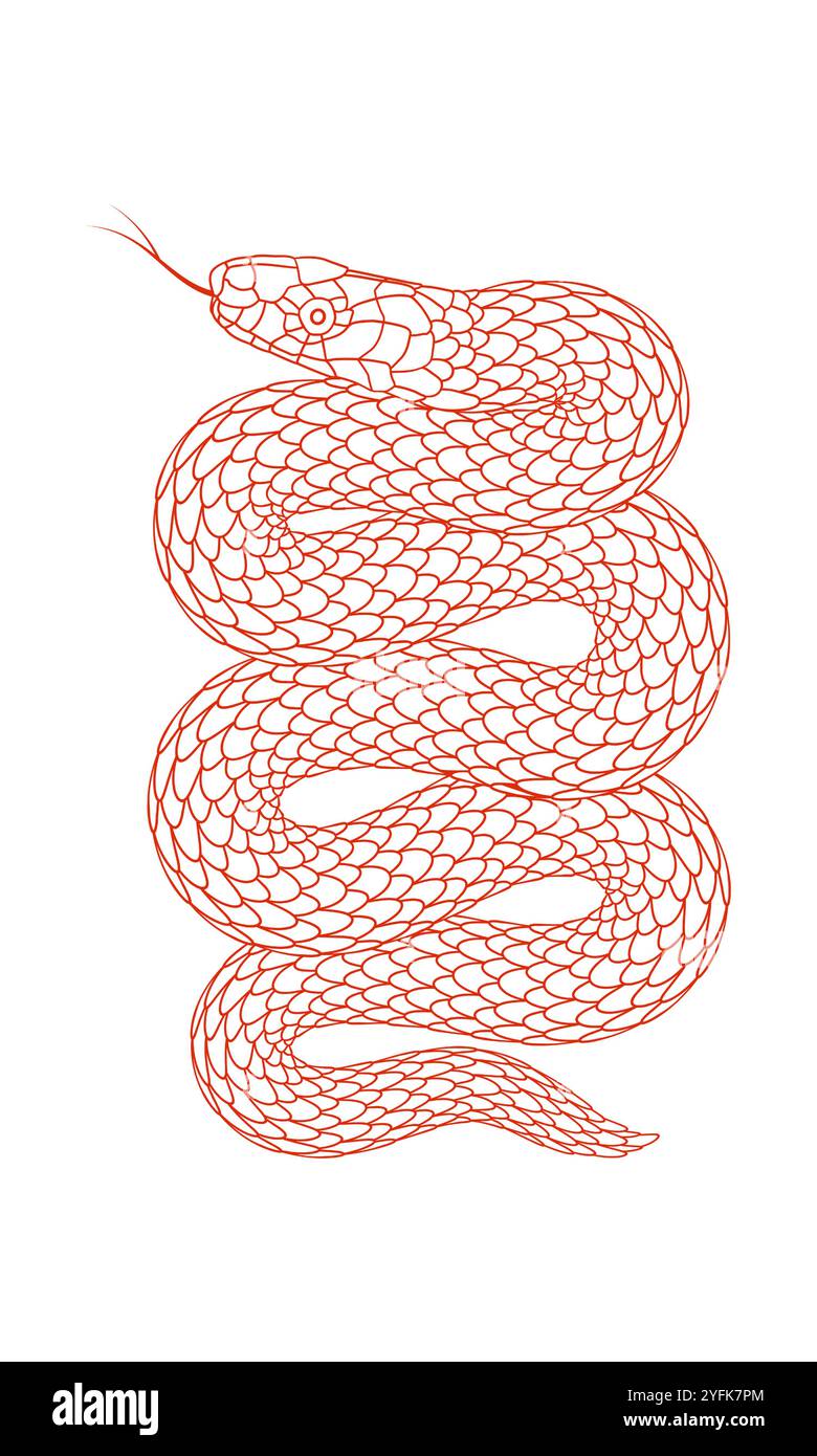 Snake hollow Stock Vector Images - Alamy