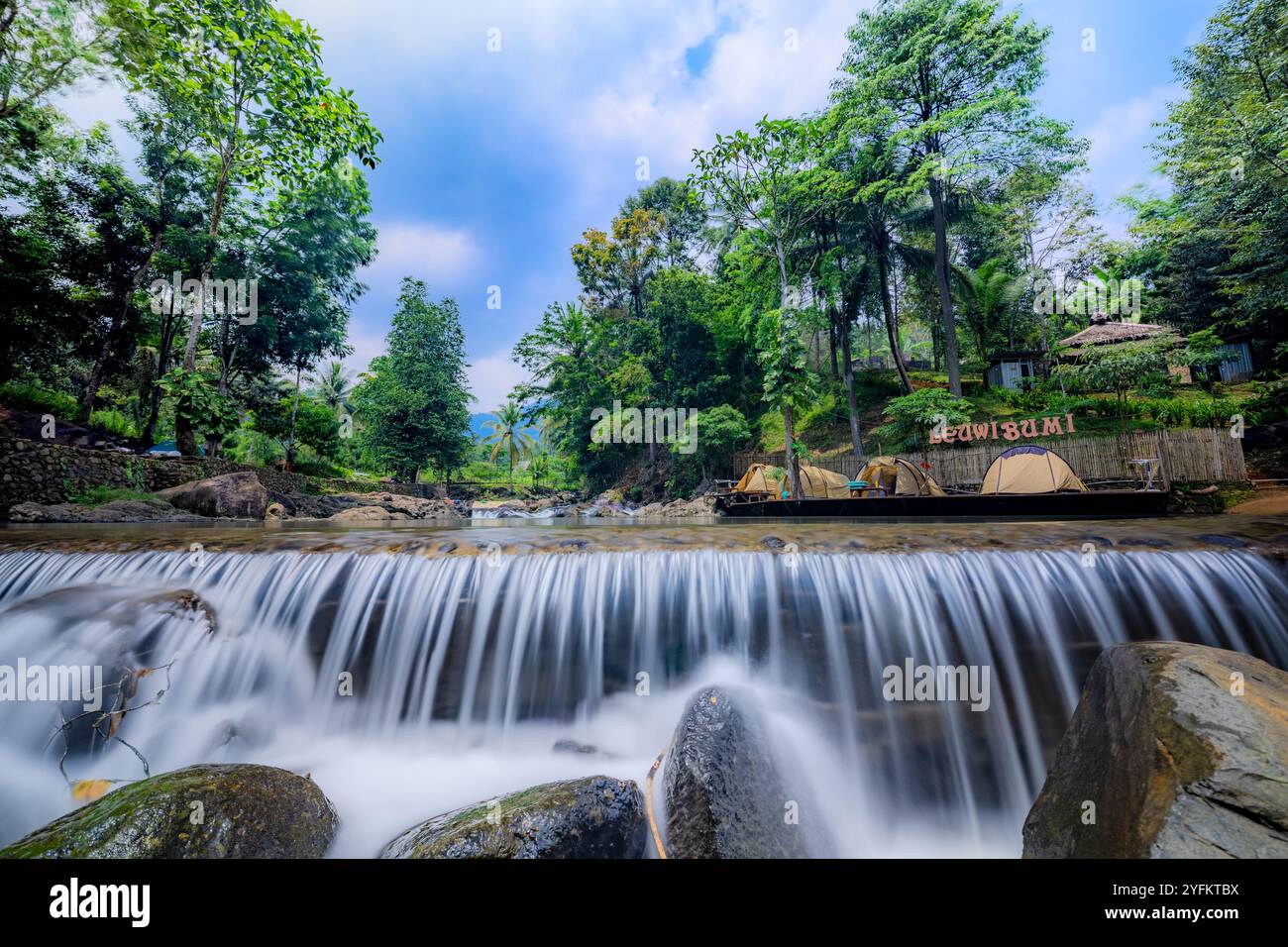 Mountain River Oasis With Pure Water and Stunning Scenery. Pristine ...