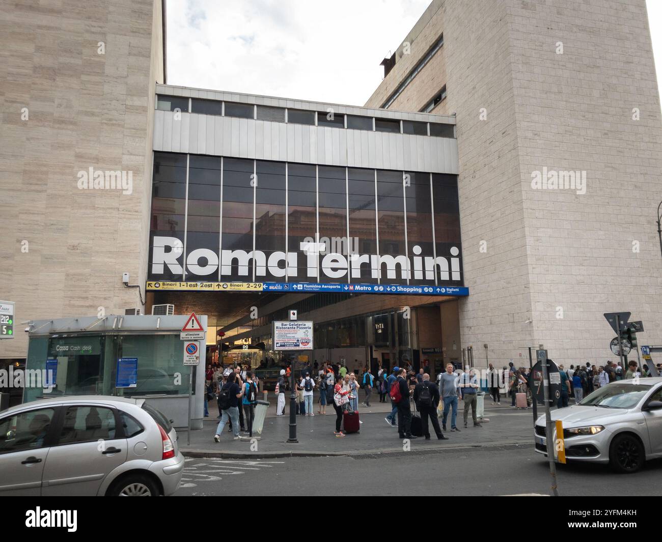 ROME, ITALY - JUNE 15, 2024: Main Entrance of Roma Termini Train ...