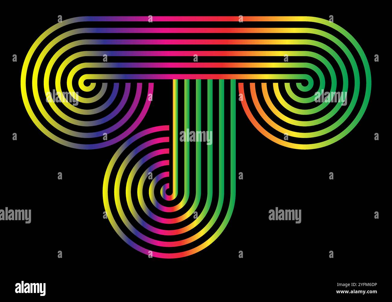Abstract lines circles on Stock Vector Images - Alamy