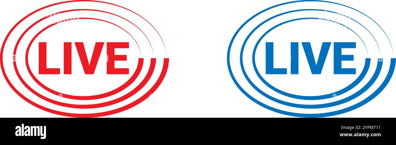 Live webinar icon vector illustration. Stock Vector