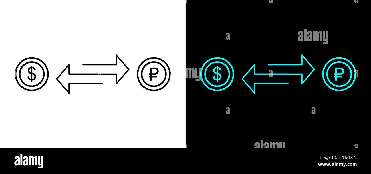 Dollar to product exchange concept a visual representation of commerce and value transfer between currency and goods - Stock Image