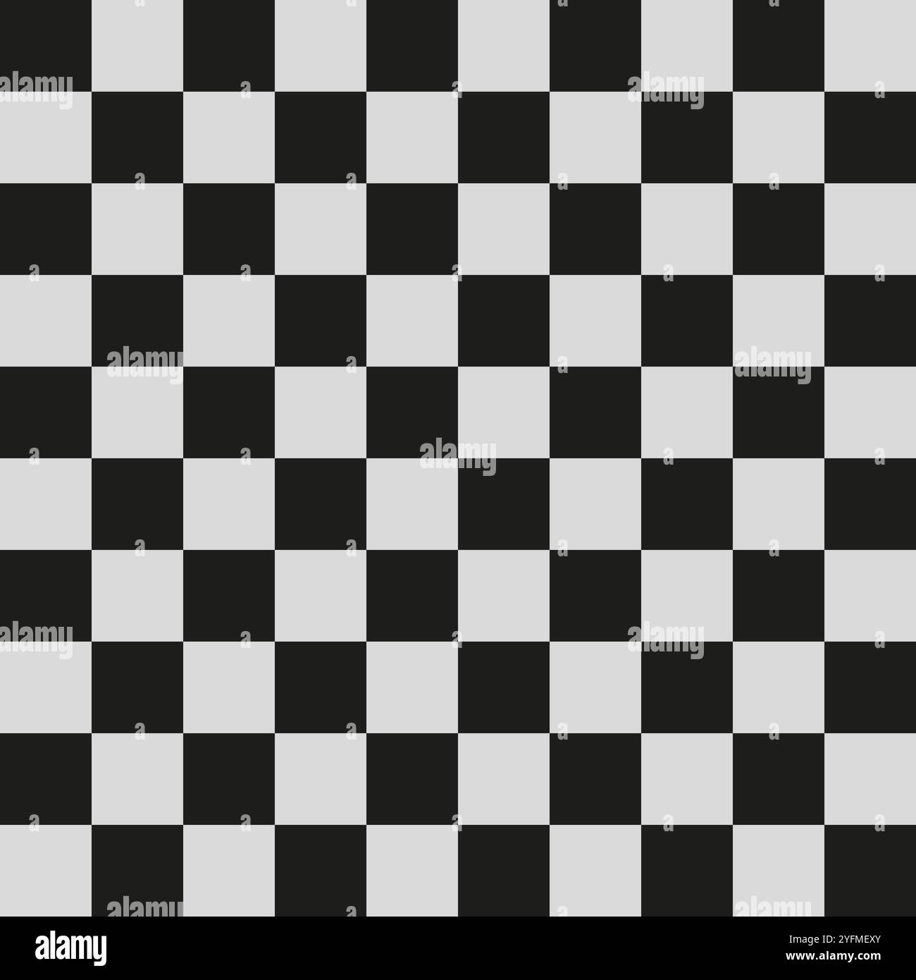 Checkerboard pattern. Black and white grid. Classic chessboard vector. Repetitive square texture. Stock Vector