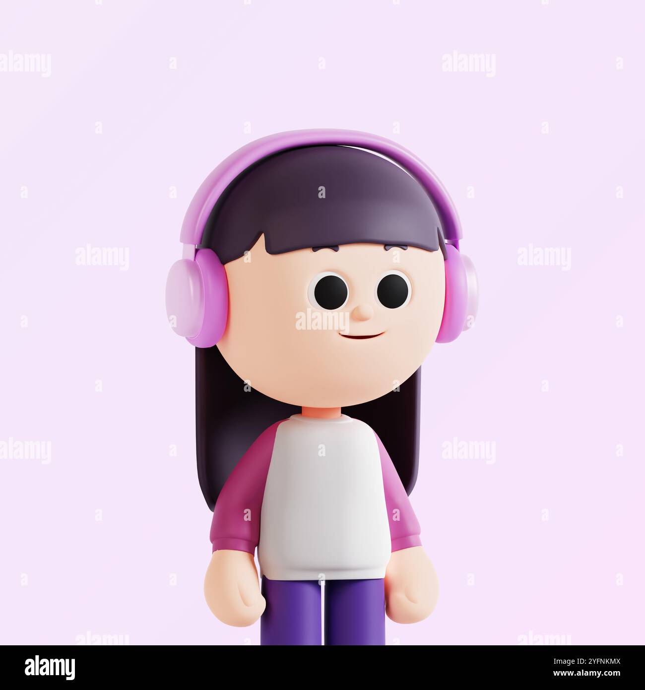 Avatar headset icon female hi-res stock photography and images - Alamy