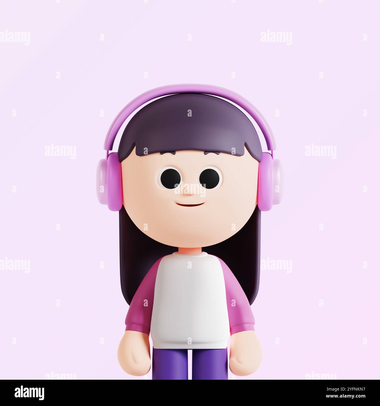 Avatar headset icon female hi-res stock photography and images - Alamy