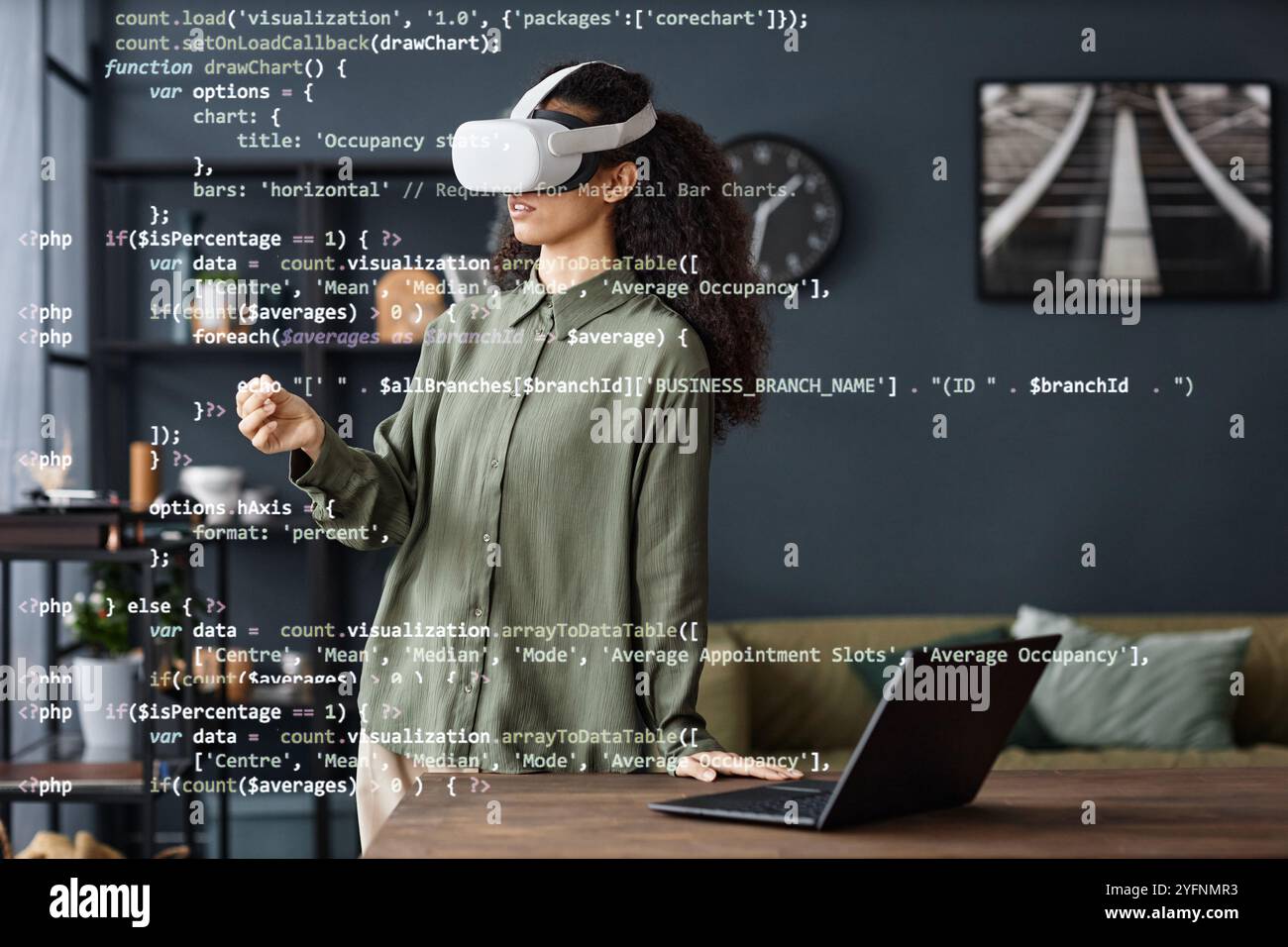 Virtual reality metaverse woman hi-res stock photography and images - Alamy