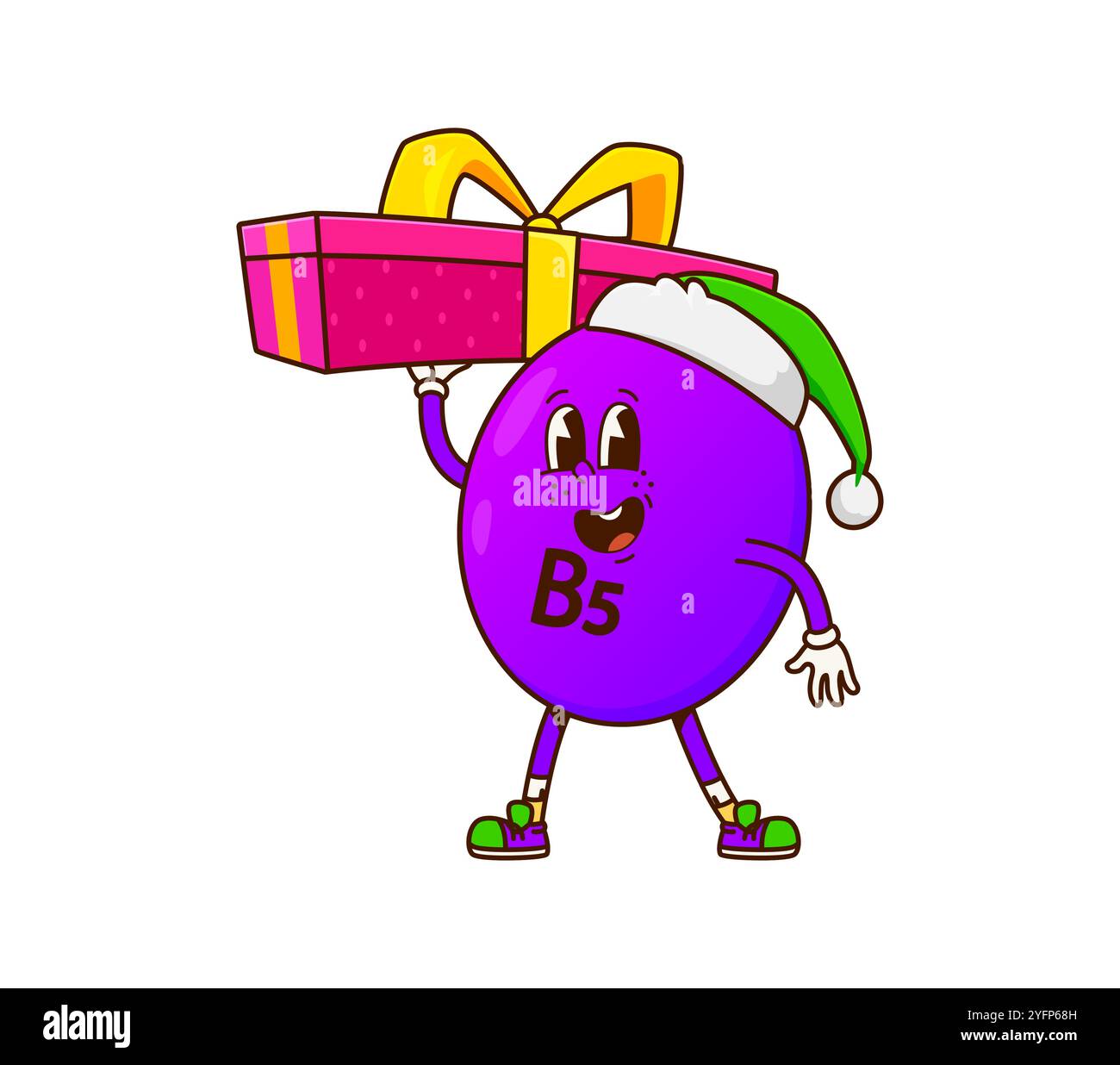 Purple Christmas Hat Box Purple Christmas Hat Box