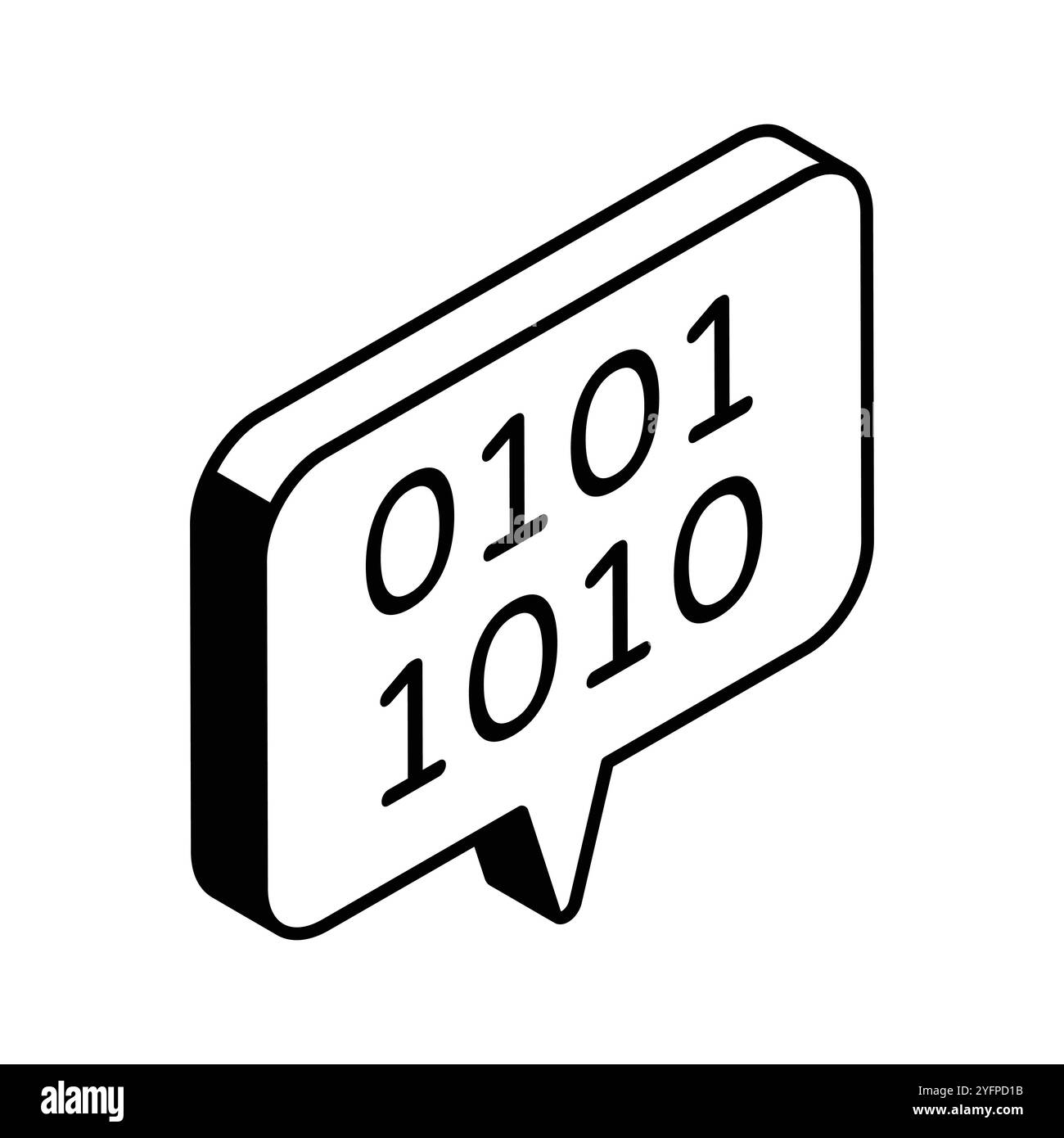 Binary messages Cut Out Stock Images & Pictures - Alamy