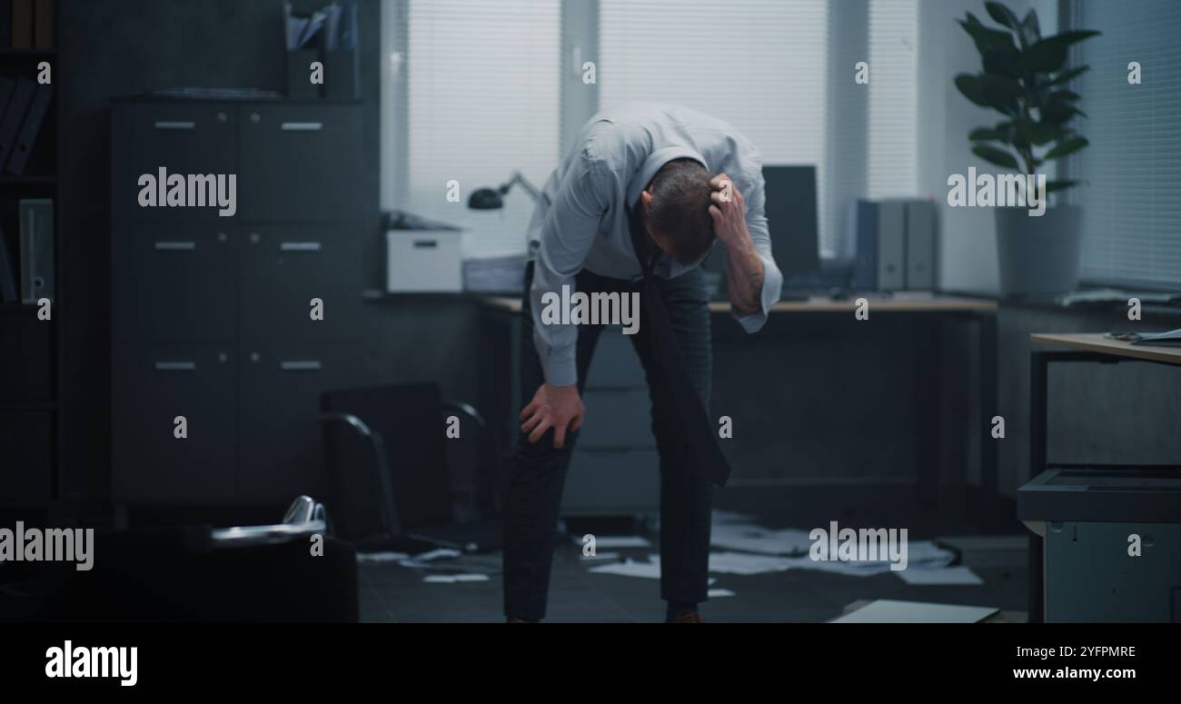 Angry businessman screams in office hi-res stock photography and images ...