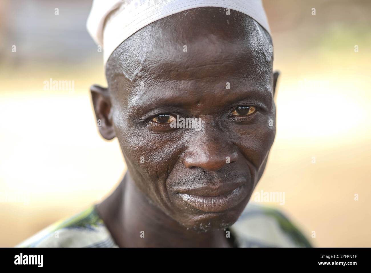 African man villager portrait hi-res stock photography and images - Alamy