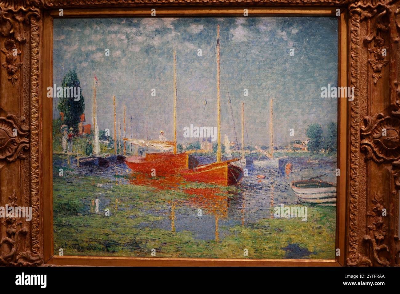 Tableau Claude Monet - Cabine De La Surveillance Des Douanes | Reproduction Impressionniste Prête à Accrocher
