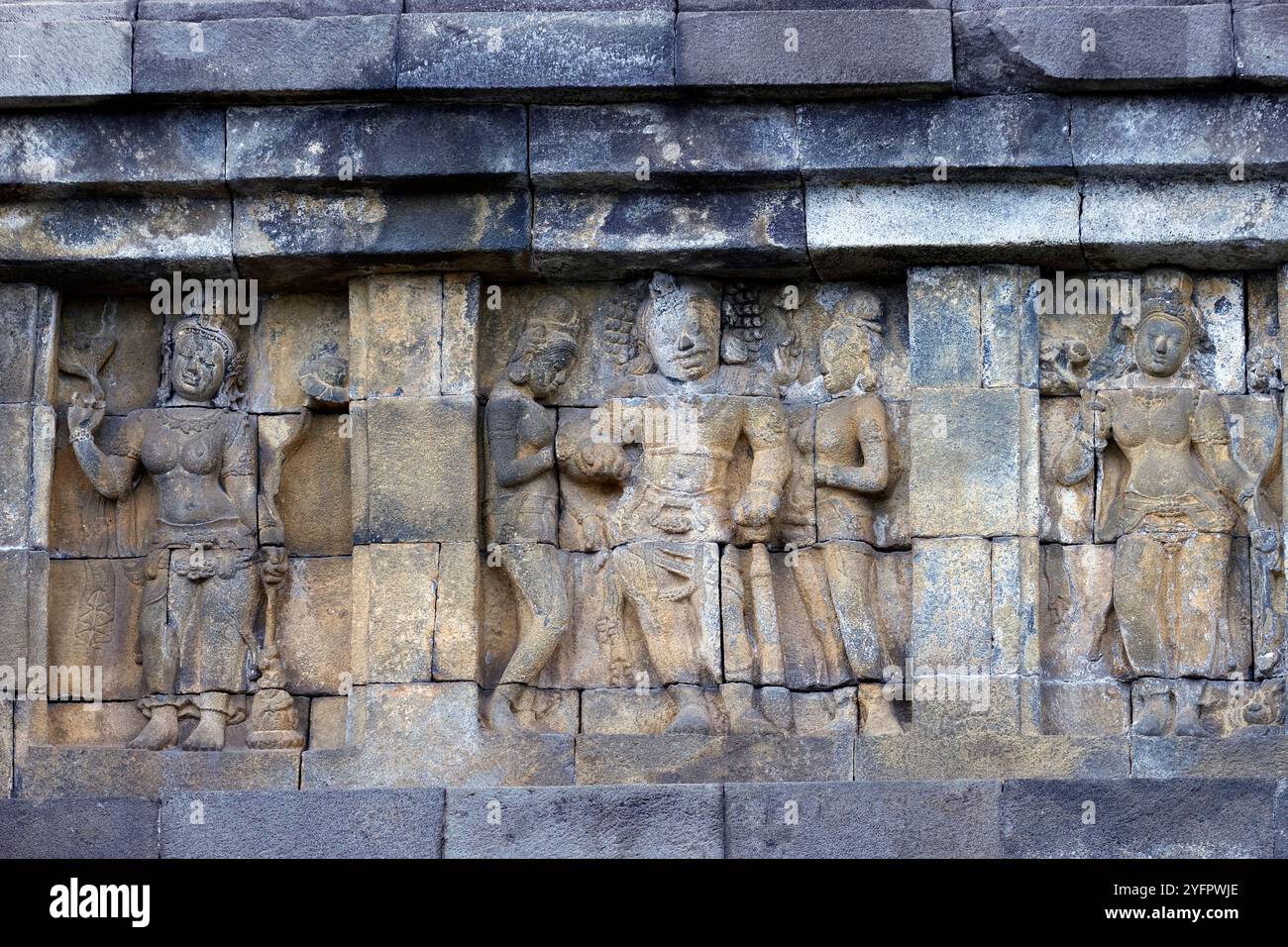 Borobudur, 9th-century Mahayana Buddhist temple. UNESCO World Heritage ...