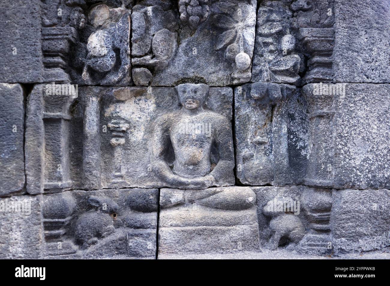Borobudur, 9th-century Mahayana Buddhist temple. UNESCO World Heritage ...