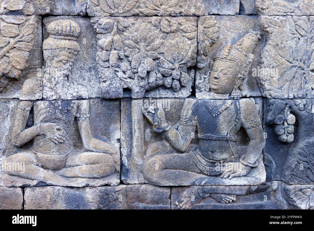 Borobudur, 9th-century Mahayana Buddhist temple. UNESCO World Heritage ...