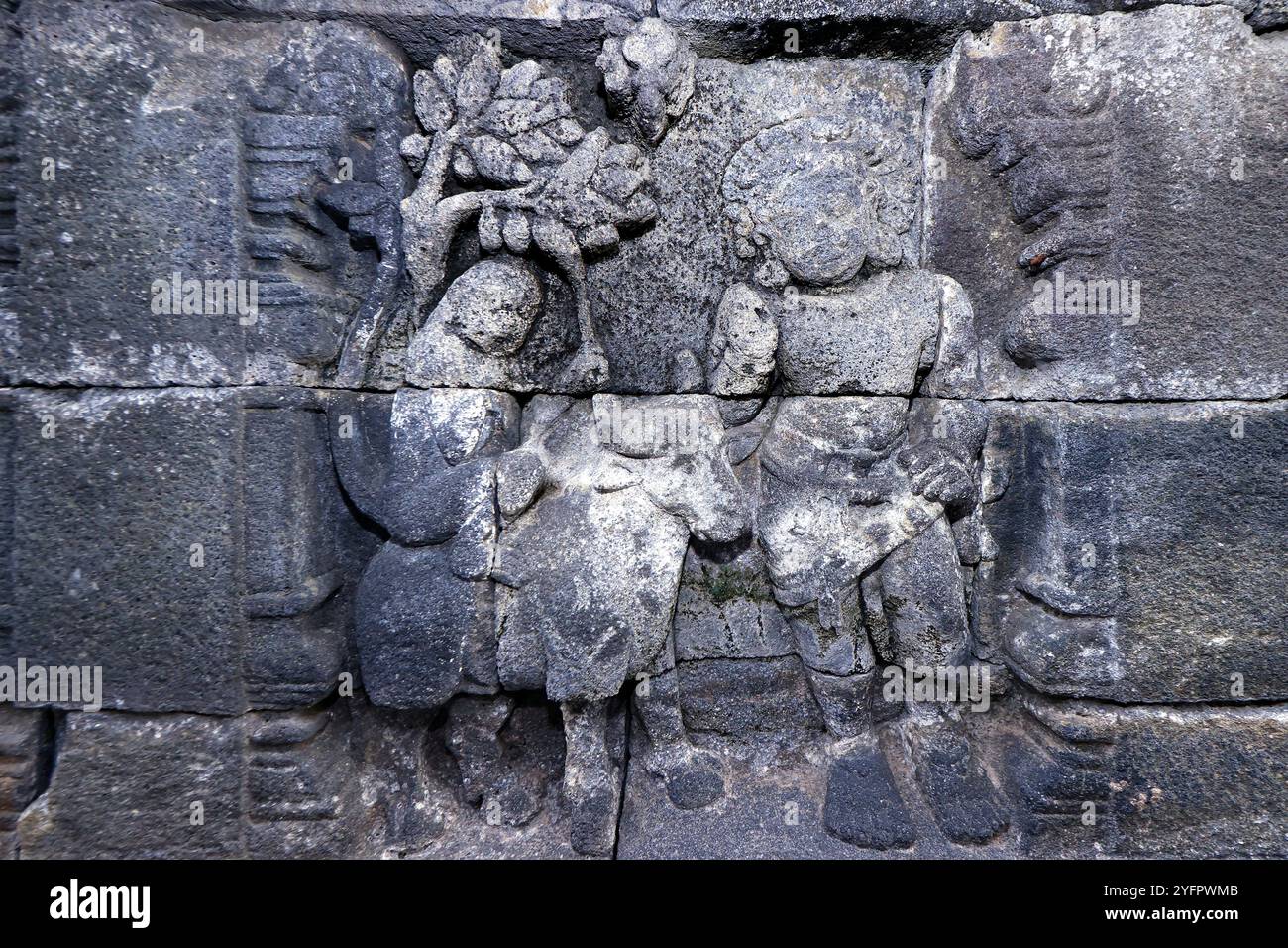 Borobudur, 9th-century Mahayana Buddhist temple. UNESCO World Heritage ...