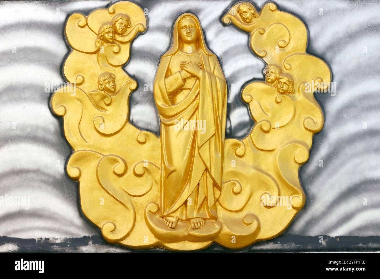 The Assumption Of Mary Into Heaven Stock Photo Alamy