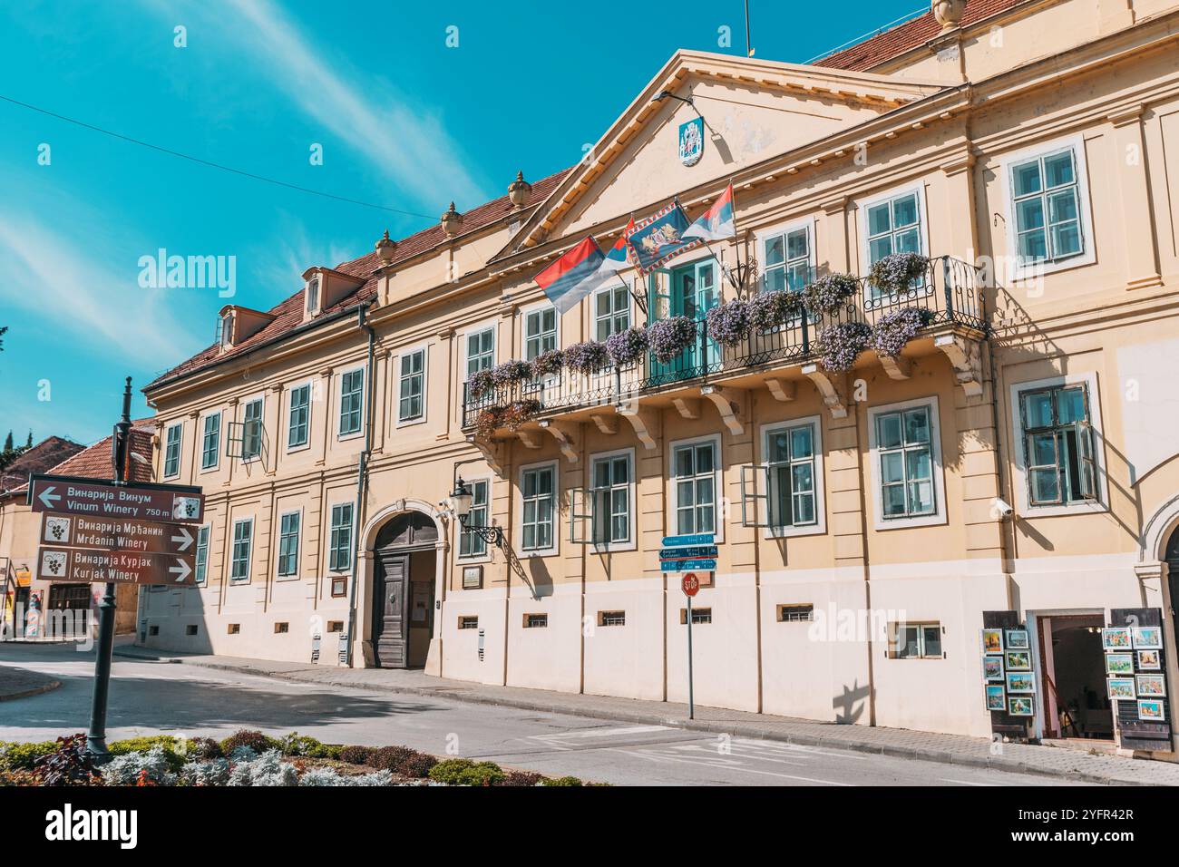 18 September 2024, Sremski Karlovci, Serbia: Historical City Hall ...
